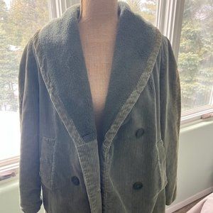 Vintage Hand-Made Green Corduroy Jacket